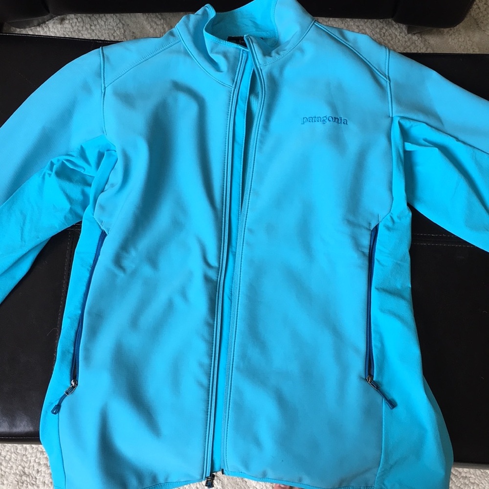 Light blue Patagonia jacket